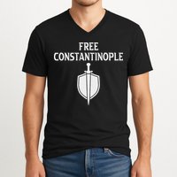 Free Constantinople V-Neck T-Shirt
