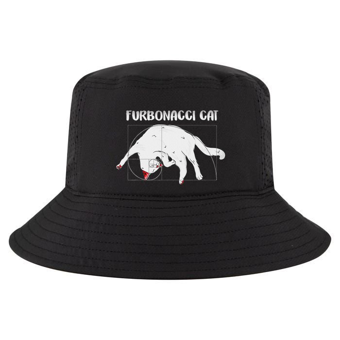 Furbonacci Cat Funny Cat Math Puns Cool Comfort Performance Bucket Hat