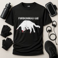 Furbonacci Cat Funny Cat Math Puns Performance Shirt