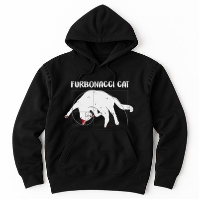 Furbonacci Cat Funny Cat Math Puns Hoodie