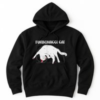 Furbonacci Cat Funny Cat Math Puns Hoodie