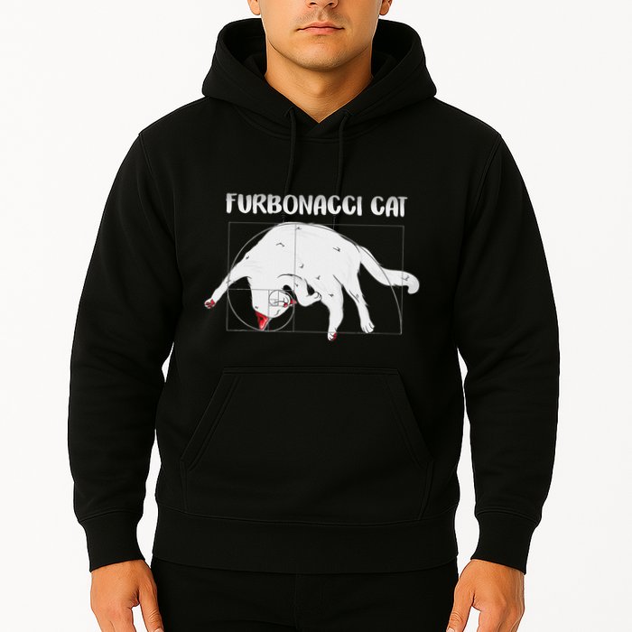 Furbonacci Cat Funny Cat Math Puns Hoodie