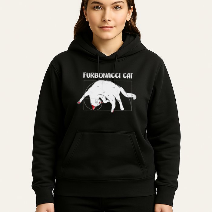 Furbonacci Cat Funny Cat Math Puns Hoodie