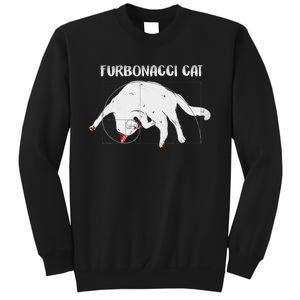 Furbonacci Cat Funny Cat Math Puns Sweatshirt