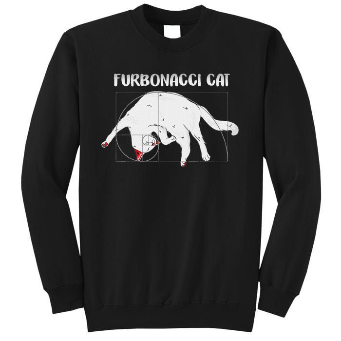 Furbonacci Cat Funny Cat Math Puns Sweatshirt