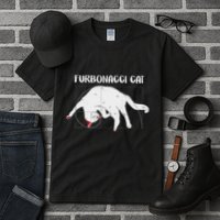 Furbonacci Cat Funny Cat Math Puns Tall T-Shirt