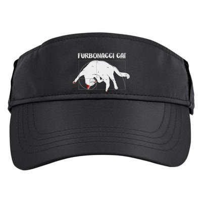 Furbonacci Cat Funny Cat Math Puns Adult Drive Performance Visor
