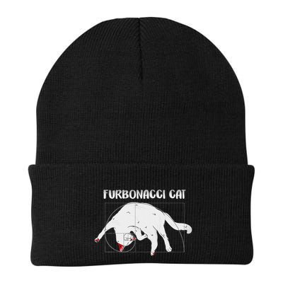Furbonacci Cat Funny Cat Math Puns Beanie