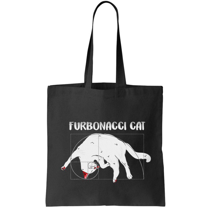 Furbonacci Cat Funny Cat Math Puns Bag