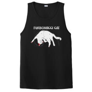 Furbonacci Cat Funny Cat Math Puns PosiCharge Competitor Tank