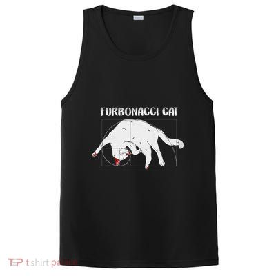Furbonacci Cat Funny Cat Math Puns PosiCharge Competitor Tank