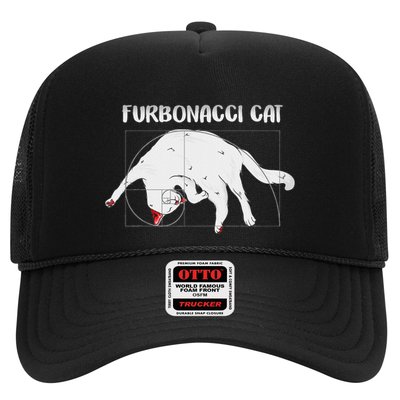 Furbonacci Cat Funny Cat Math Puns Trucker Hat