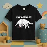 Furbonacci Cat Funny Cat Math Puns Toddler T-Shirt