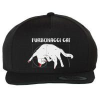 Furbonacci Cat Funny Cat Math Puns Wool Snapback Cap