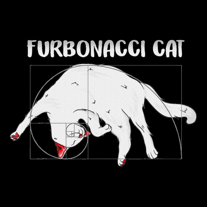 Furbonacci Cat Funny Cat Math Puns Wool Snapback Cap