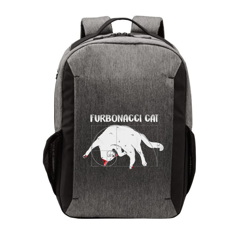 Furbonacci Cat Funny Cat Math Puns Vector Backpack
