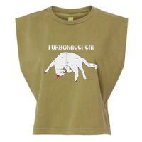 Furbonacci Cat Funny Cat Math Puns Garment-Dyed Women's Muscle Tee