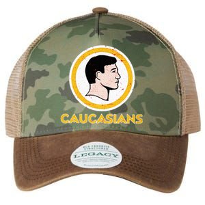 Funny Caucasian Legacy Tie Dye Trucker Hat