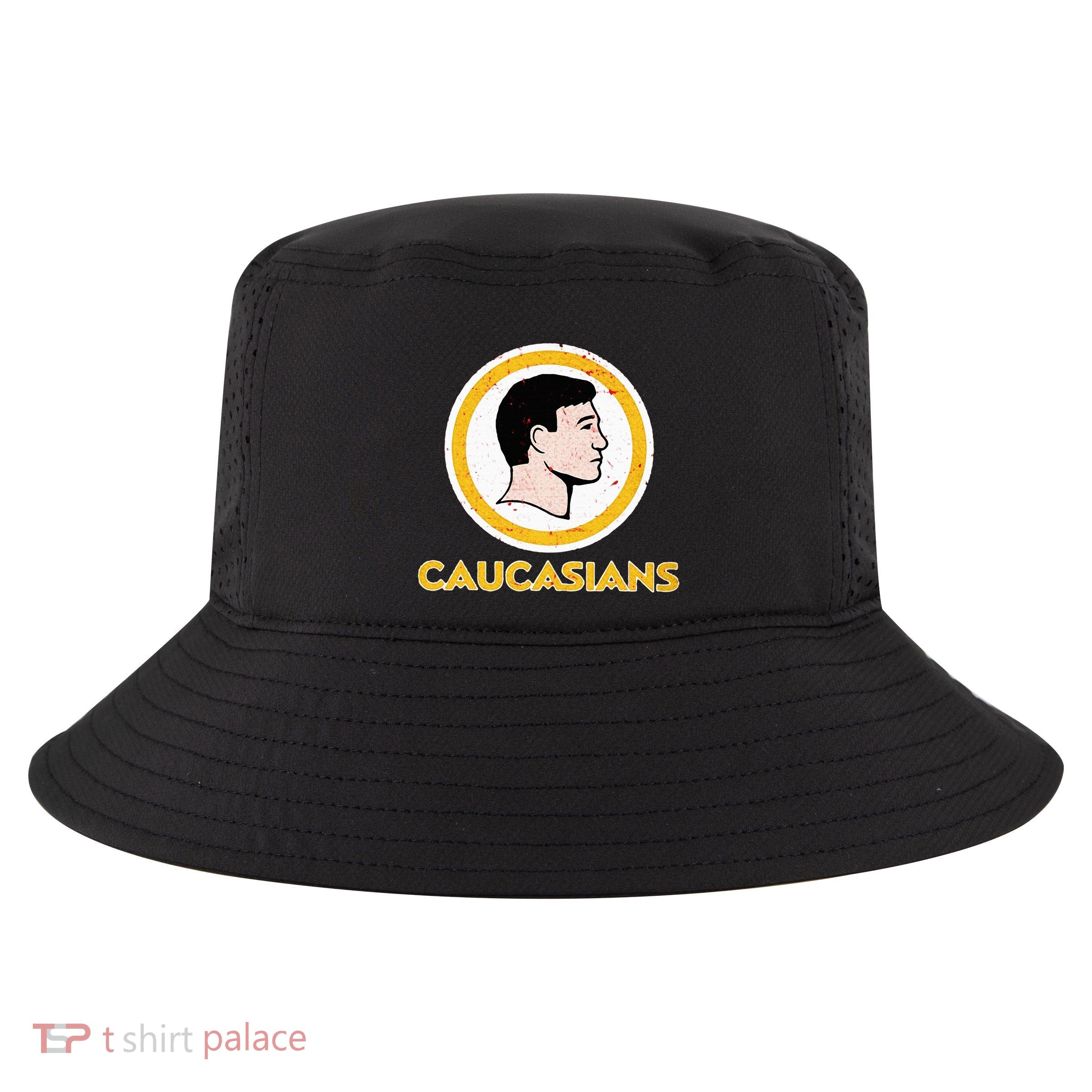 Funny Caucasian Cool Comfort Performance Bucket Hat