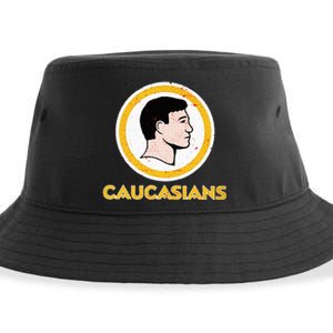 Funny Caucasian Sustainable Bucket Hat