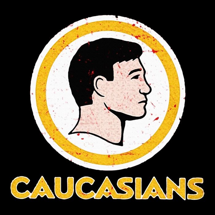 Funny Caucasian Sustainable Bucket Hat