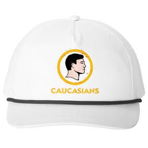 Funny Caucasian Snapback Five-Panel Rope Hat