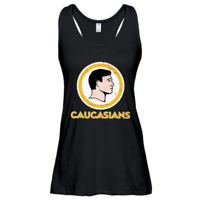 Funny Caucasian Ladies Essential Flowy Tank