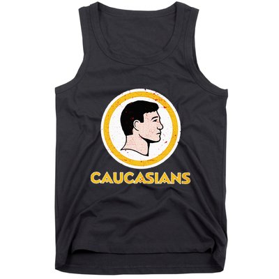 Funny Caucasian Tank Top