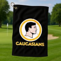Funny Caucasian Golf Towel