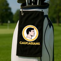 Funny Caucasian Golf Towel