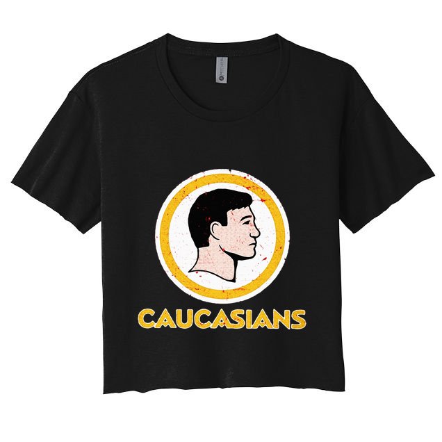 Funny Caucasian Crop Top