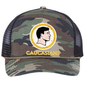 Funny Caucasian Retro Rope Trucker Hat Cap