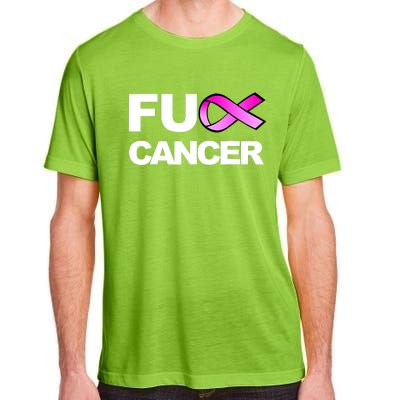 Fuck Cancer Funny Fuck Breast Cancer Awareness Adult ChromaSoft Performance T-Shirt