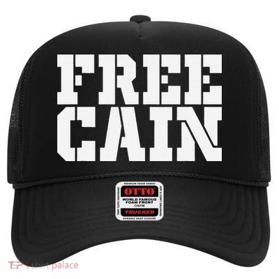 Free Cain High Crown Mesh Back Trucker Hat