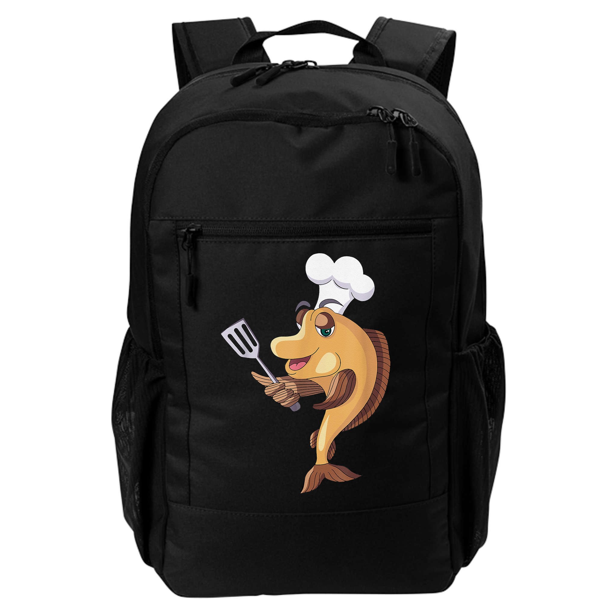 Fish Chef Fishing And Cooking Backpack