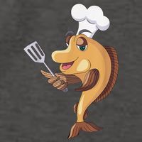 Fish Chef Fishing And Cooking Vector Backpack