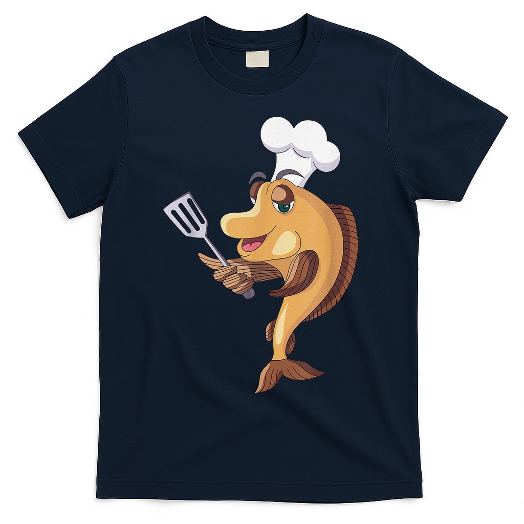 Fish Chef Fishing And Cooking T-Shirt