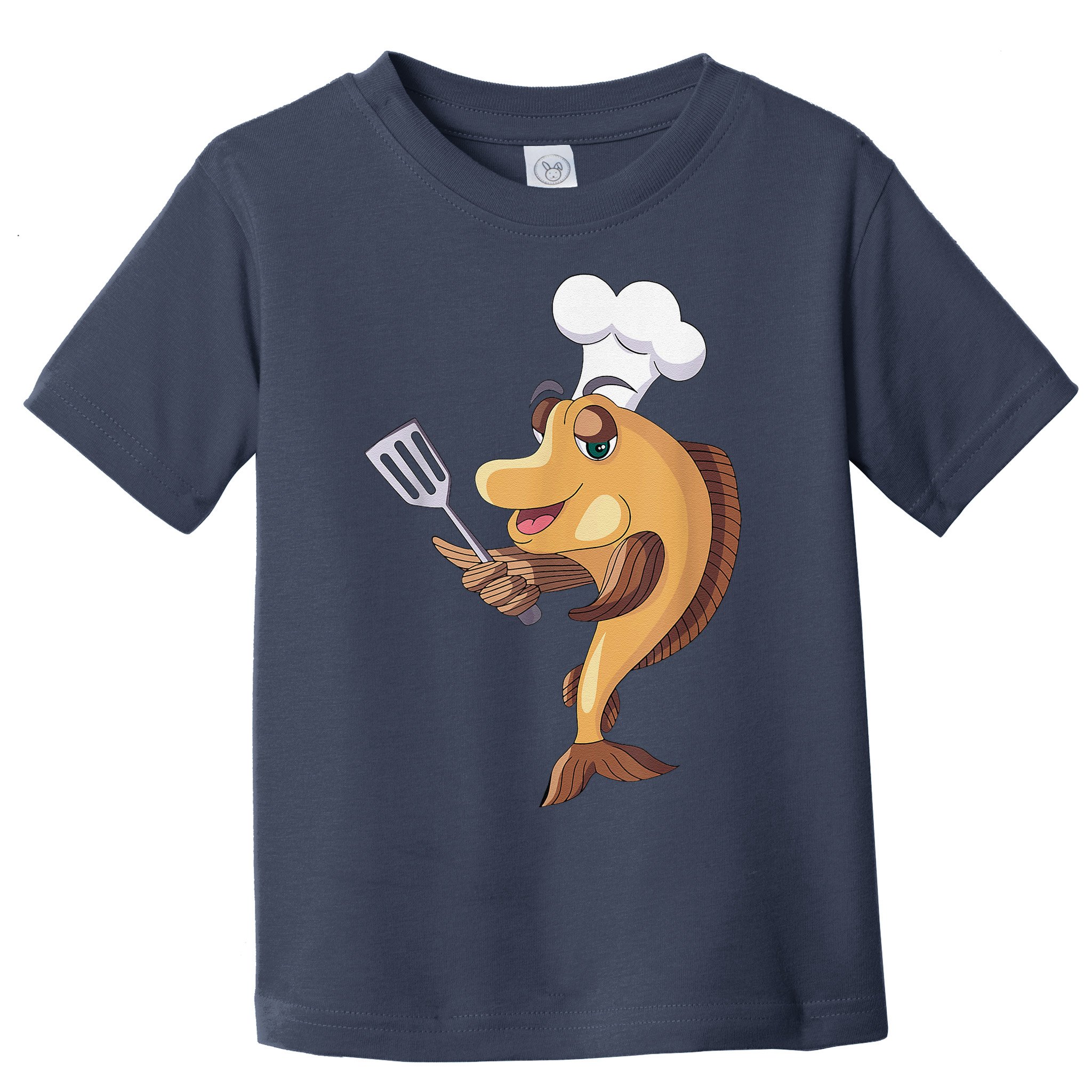 Fish Chef Fishing And Cooking Toddler T-Shirt