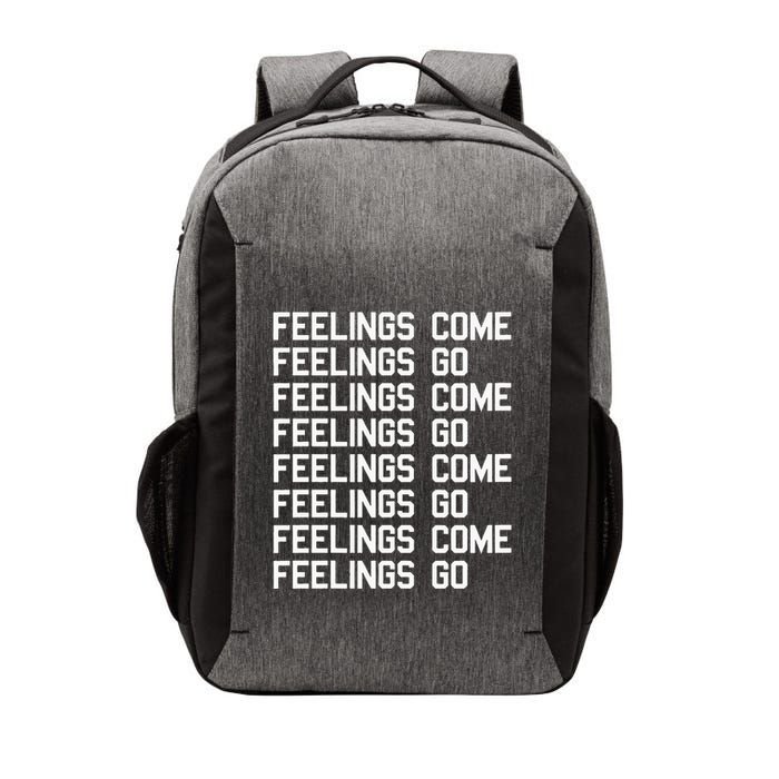Feelings Come Feelings Go Positive Affirmation Mantra Vector Backpack
