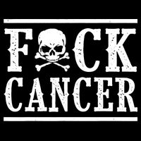 Fuck Cancer Funny Skull And Crossbones Skeleton Breast Cancer Bucket Hat