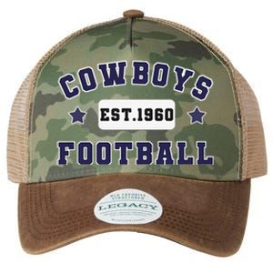 Funny Cowboys Football Est 1960 Legacy Tie Dye Trucker Hat