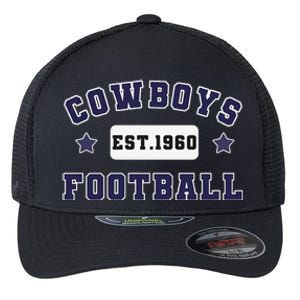 Funny Cowboys Football Est 1960 Flexfit Unipanel Trucker Cap