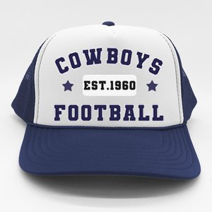 Funny Cowboys Football Est 1960 Trucker Hat