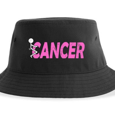 Funk Cancer Funny Breast Cancer For Women Cancer Survivor Sustainable Bucket Hat