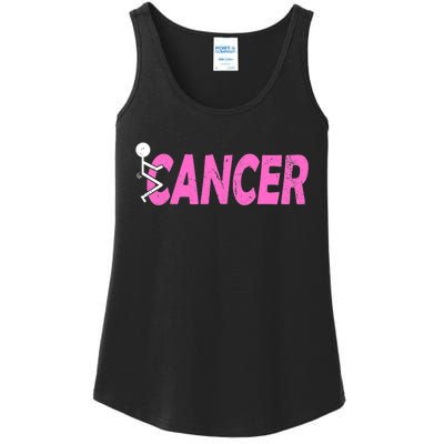 Funk Cancer Funny Breast Cancer For Women Cancer Survivor Ladies Essential Tank