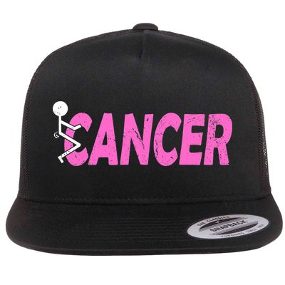 Funk Cancer Funny Breast Cancer For Women Cancer Survivor Flatbill Hat
