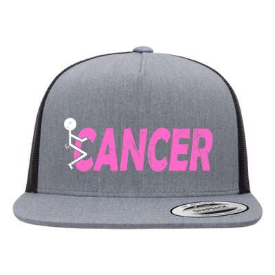 Funk Cancer Funny Breast Cancer For Women Cancer Survivor Flat Bill Trucker Hat