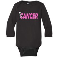 Funk Cancer Funny Breast Cancer For Women Cancer Survivor Baby Long Sleeve Bodysuit