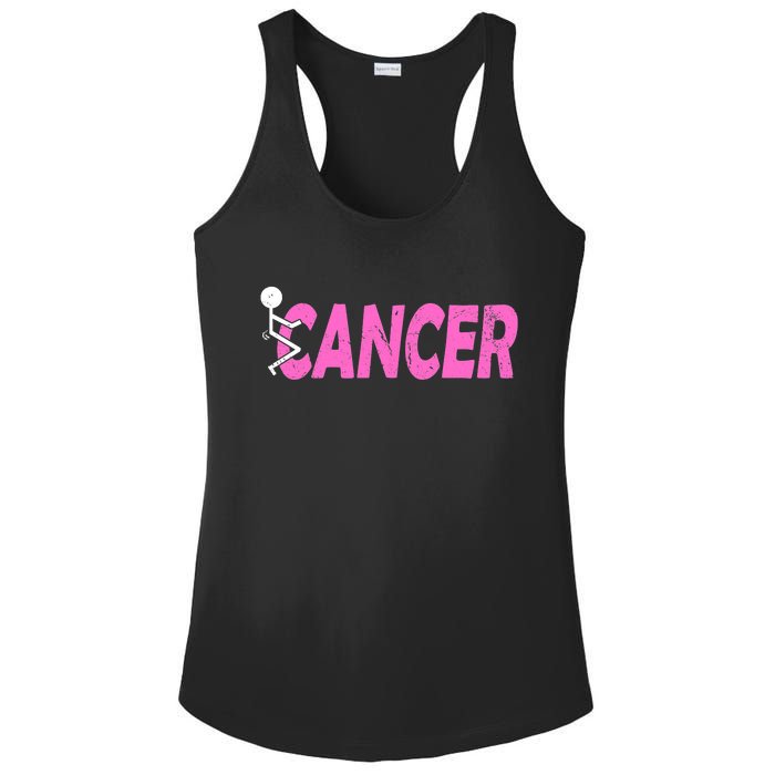 Funk Cancer Funny Breast Cancer For Women Cancer Survivor Ladies PosiCharge Competitor Racerback Tank