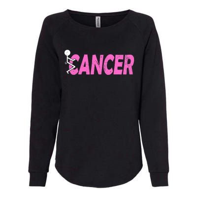 Funk Cancer Funny Breast Cancer For Women Cancer Survivor Womens California Wash Sweatshirt